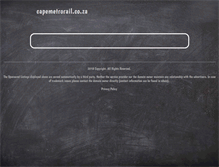 Tablet Screenshot of capemetrorail.co.za
